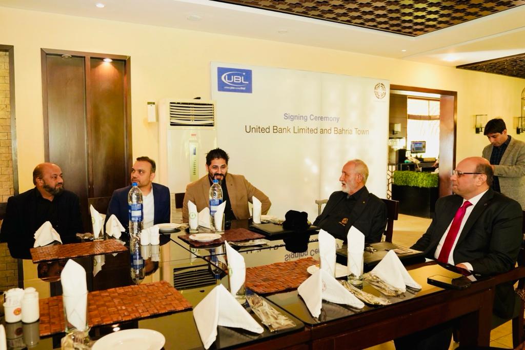 MOU signing Ceremony in between Bahria Town and UBL